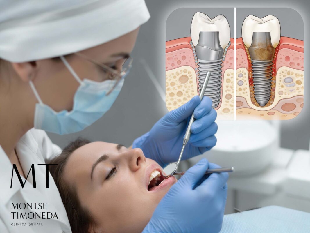 caso clinico en la clinica dental Montse Timoneda | Tratamiento y prevencion de infecciones periodontales tras el implante