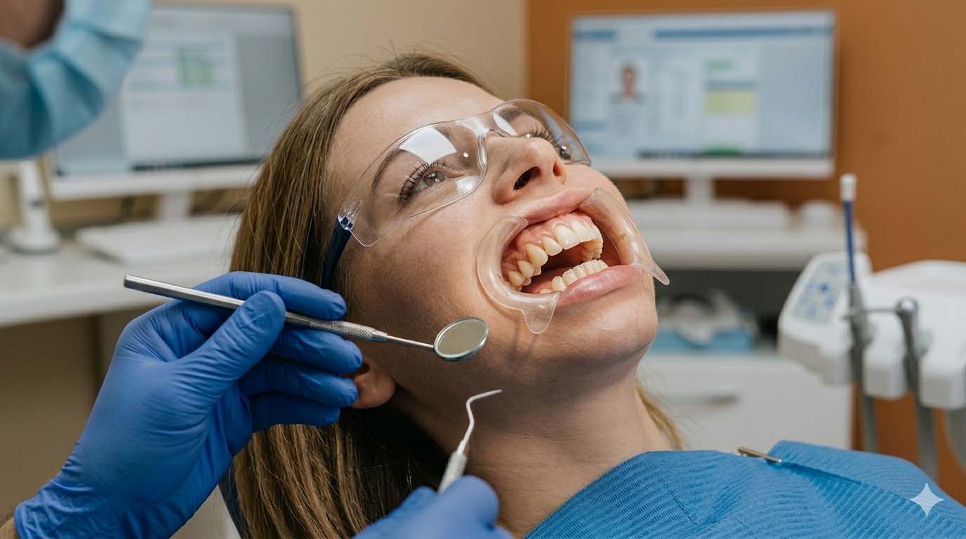 se me estan haciendo pequeñas las encías | encia retraida solucion