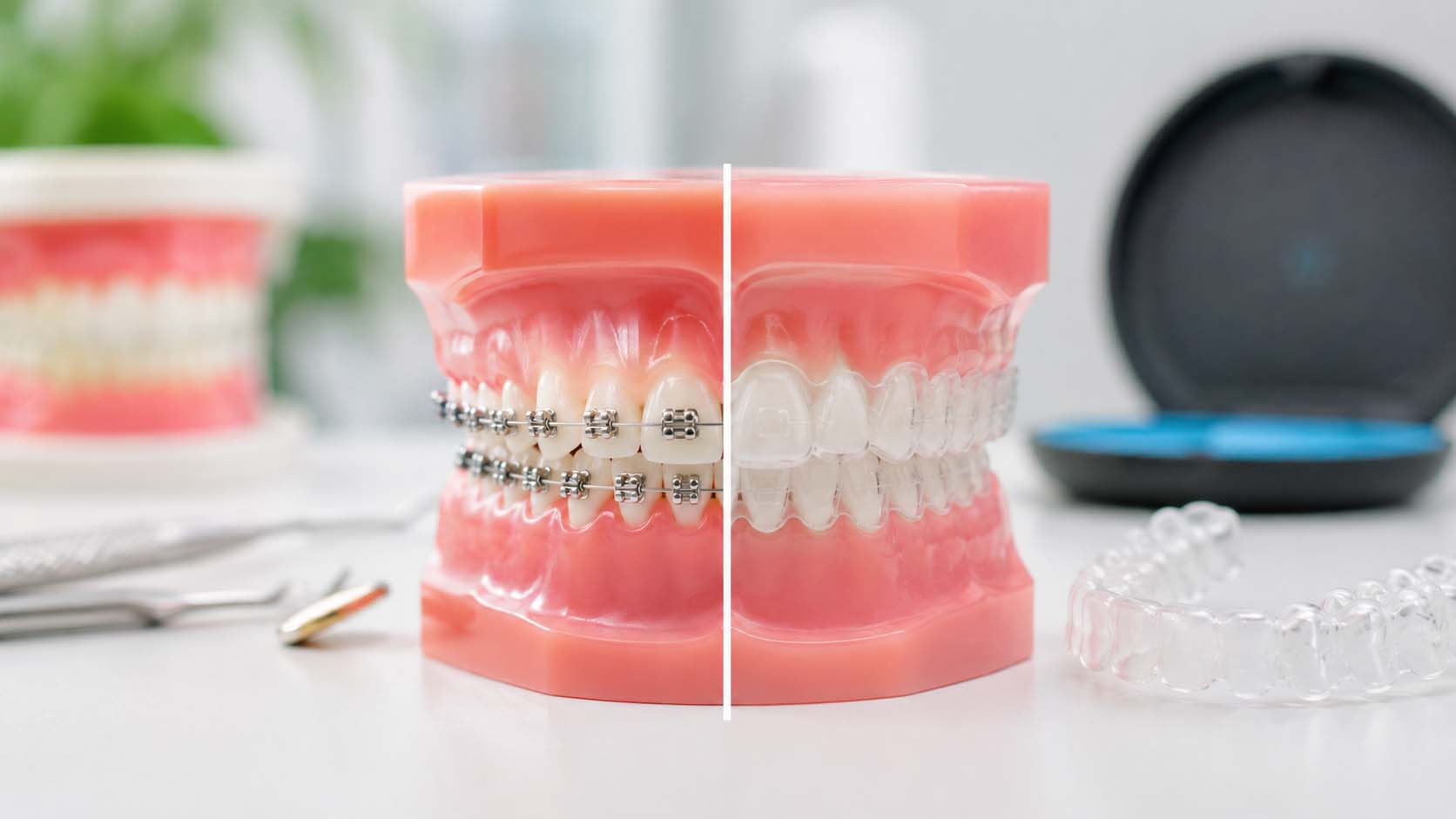 Diferencias principales entre brackets y alineadores transparentes | Brackets o Invisalign Descubre que tratamiento encaja mejor con tu sonrisa