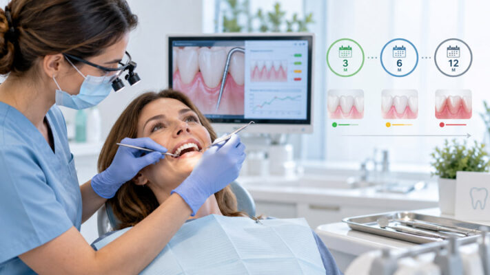 frecuencia para personas con riesgo periodontal | Limpieza dental en Tarragona cada cuanto hacerla y cuando es necesario un curetaje